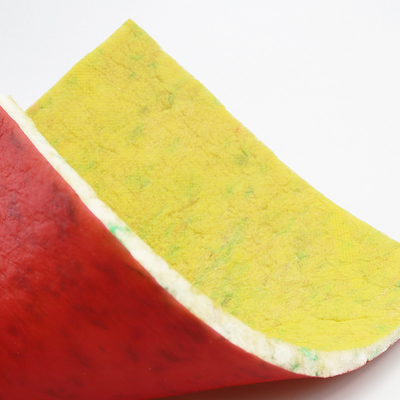Red Sponge Non Woven PU Foam Carpet Padding 11mm 12mm