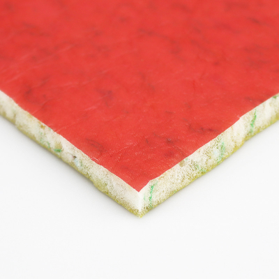 Red Sponge Non Woven PU Foam Carpet Padding 11mm 12mm