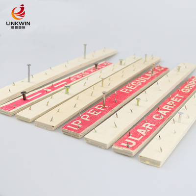 6.3mm 5.8mm Wooden Carpet Grippers Easily Assembled 7/8''