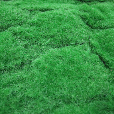 Indoor Cloth Artificial Moss Mat 100*100cm Landscape Fake Green Grass Wall