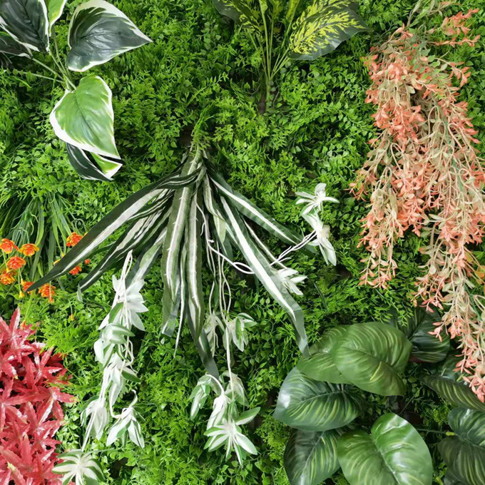 da fábrica parede plástica decorativa artificial ajardinando exterior da grama diretamente para jardinar
