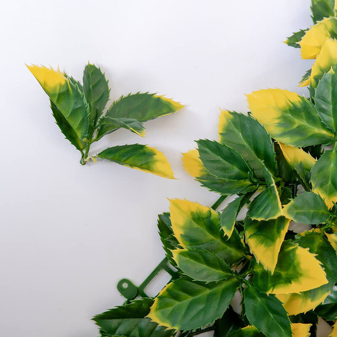 Parede artificial das hortaliças da conversão falsificada da planta para a decoração da empresa ou do shopping