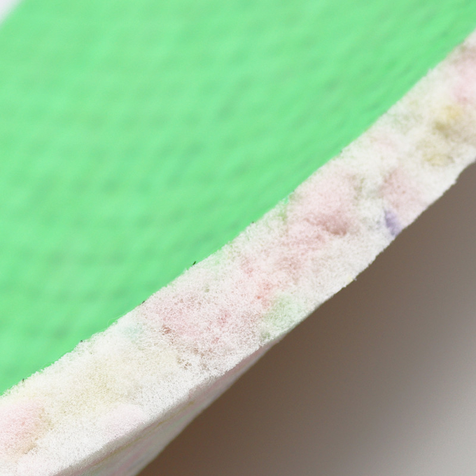 Não rolo verde do tapete da esteira do assoalho do forro da espuma do plutônio do tapete do deslizamento para a instalação interna
