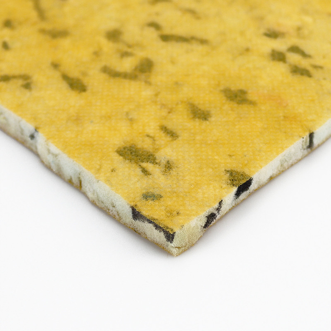 Pontos amarelos impermeáveis e forro antiderrapagem do tapete da esponja para a decoração da casa