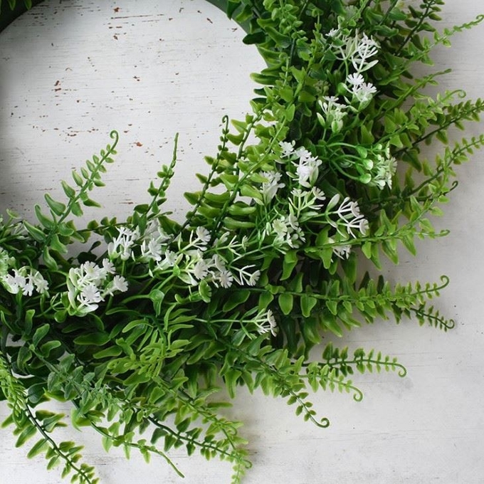 Grinalda artificial da porta da aldrava de Garland Spring Wreath do casamento dos painéis de parede da planta