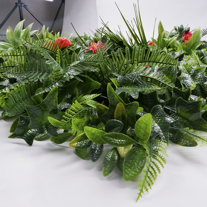 Parede artificial das hortaliças da conversão da planta da falsificação da criptografia da grama do preço de grosso da fábrica