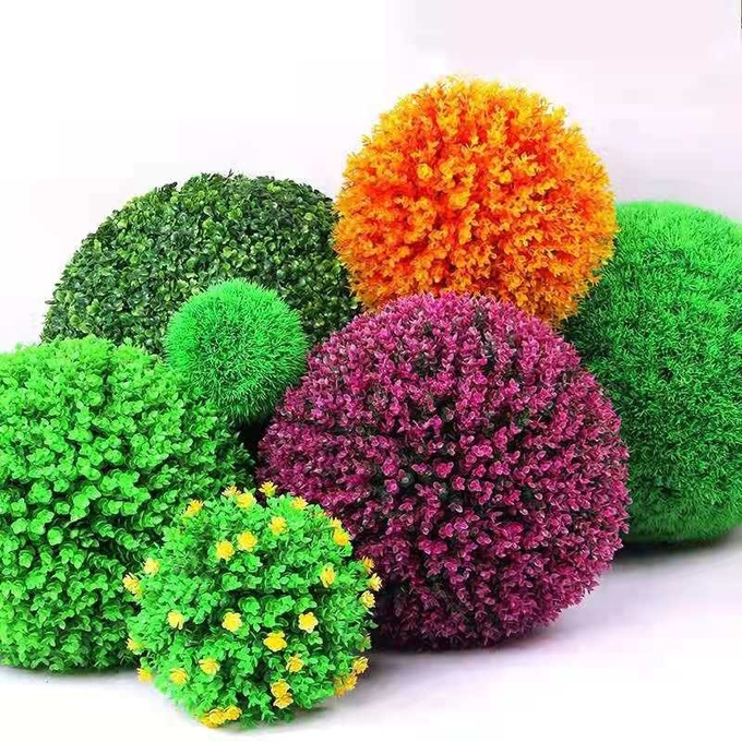 Bola artificial de alta qualidade da grama do topiary da fábrica
