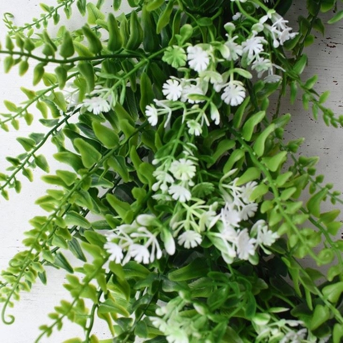 Plástico artificial verde da planta de videira das folhas do falso quente da decoração do casamento da venda